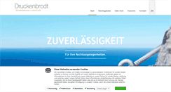 Desktop Screenshot of druckenbrodt.de